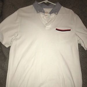 White Pocket Polo